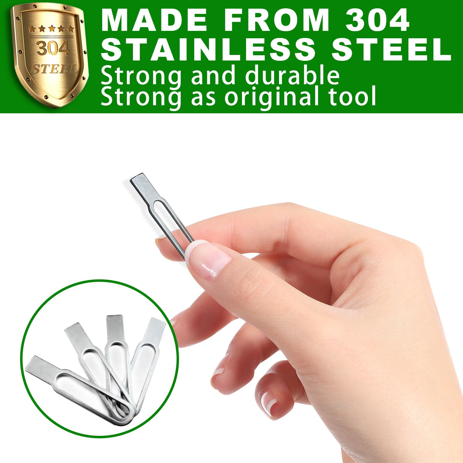 4 Pack Blink Doorbell Key Replacement Tool,Blink Doorbell Opening Tool,Blink Doorbell Pin Tool,Compatible With Blink Video Doorbell/newest model,Release Tool Removal Pin Security Key Tool - Additional View