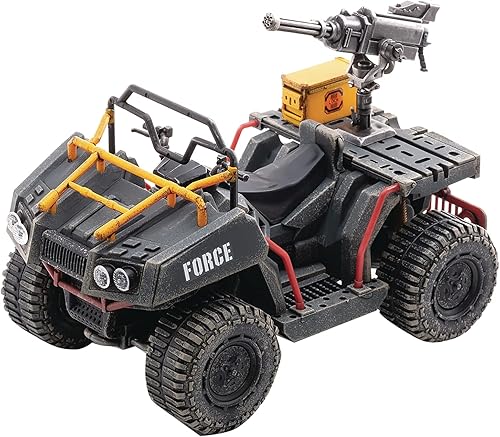 JOYTOY Figuras de acción 1/18 Wildcat ATV modelo de vehículo de juguete a juego (gris ATV) Collectio modelo regalo de cumpleaños