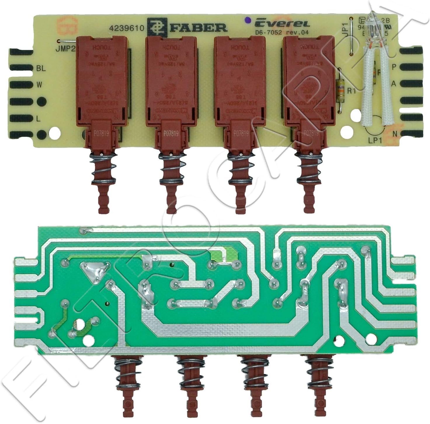 Franke Keyboard Original 4239610 133.0017.048 1961328 Board Only 1960361