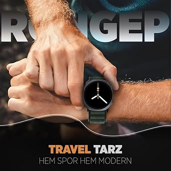 Rongep [Travel Loop] Samsung Galaxy Watch 9/8 44mm/40mm/Classic 46mm ile Uyumlu Kordon Rahat Kumaş Samsung Watch 9 44mm Kordonu Terletmeyen Konforlu Tasarım Galaxy Watch 9 Kordon