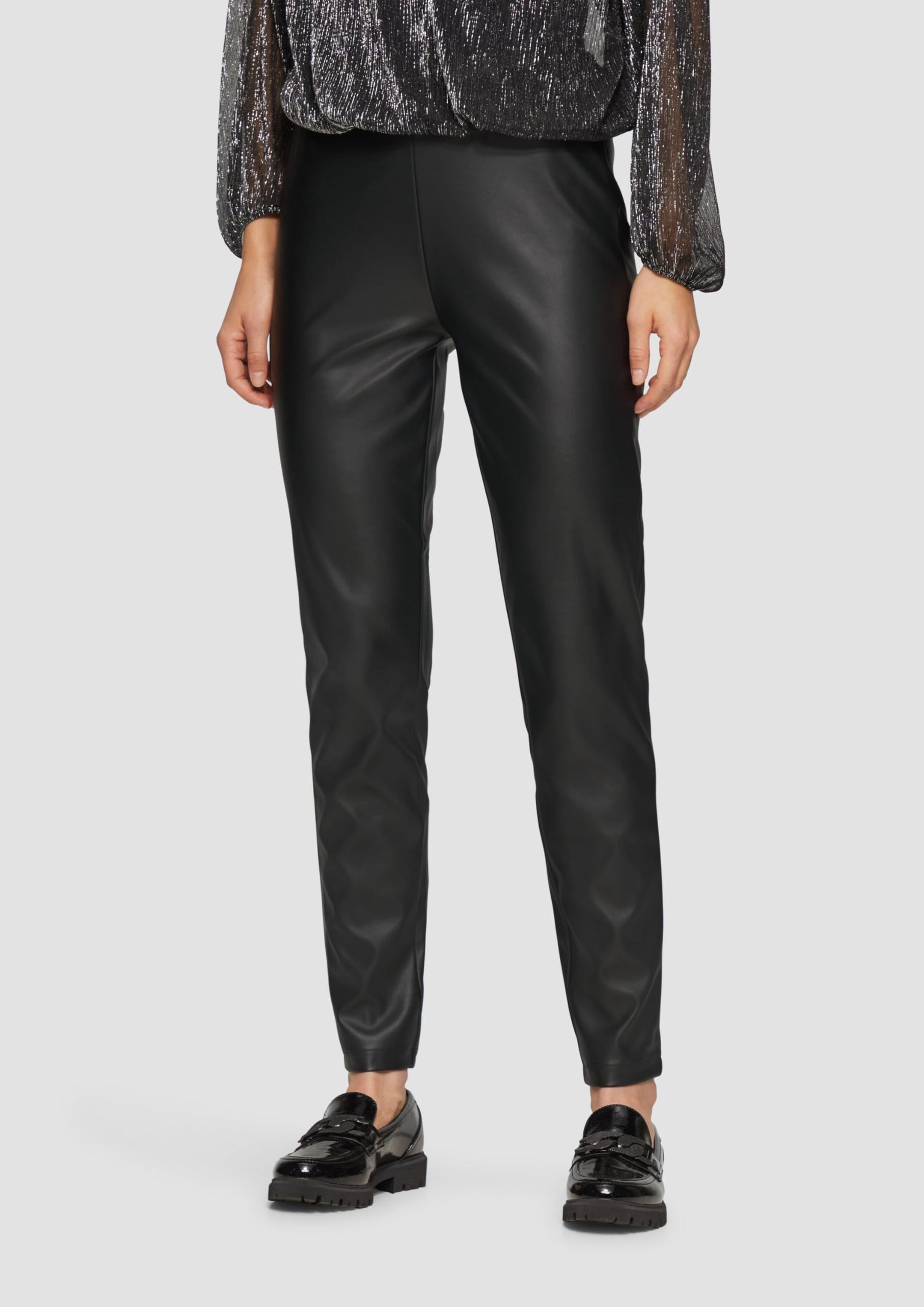 s.Oliver Leggings in Finta Pelle Donna