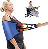 Transfer Sling for Elderly, Transfer Belt for Patient, Transfer Nursing Sling Lifting Seniors, Patient Lift Sling, Lifting Straps for Elderly and Disabled, Gait Belts with Multi-Handles Blue