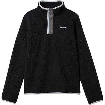 Пальто Columbia Kids Helvetia II Half Snap Fleece (Little Kid/Big Kid) eraser pink/fig