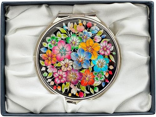 Miniatura 28 de February Mountain Espejo Compacto de Nácar – Doble Magnificación Regalo para Mujeres, Mamá, Hermana – Idea de Cumpleaños o Navidad (1, Heritage