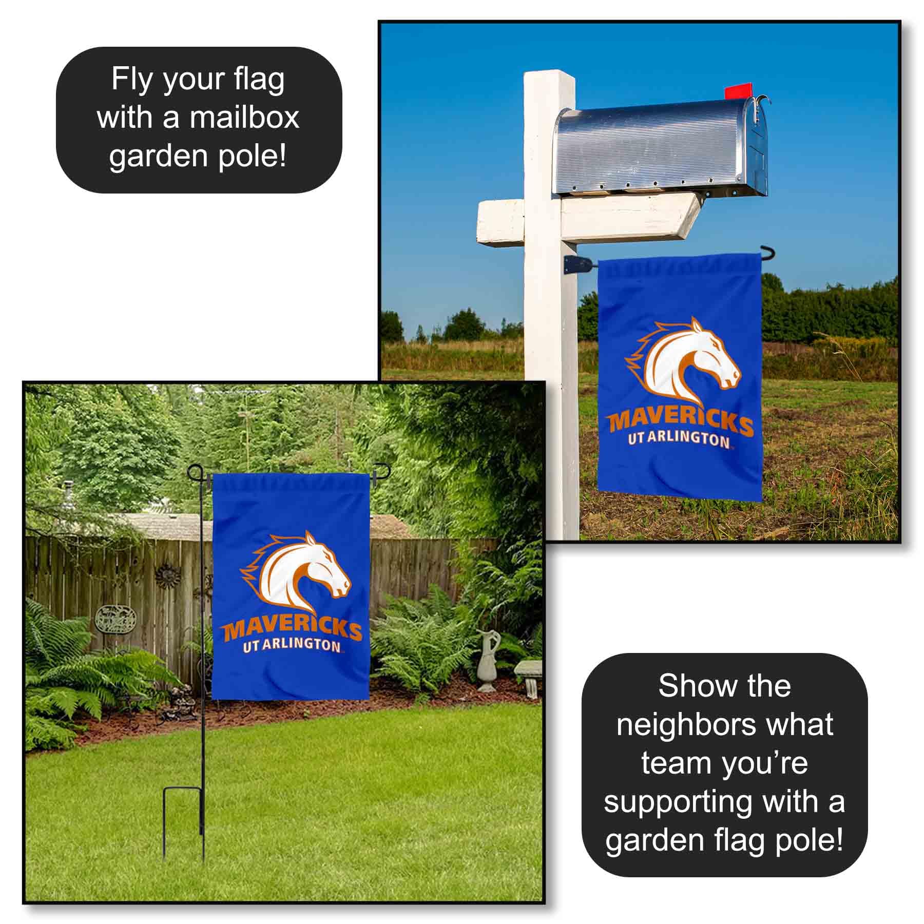 Texas Arlington Mavericks 3x5 Foot Flag - Officially Licensed College Banner