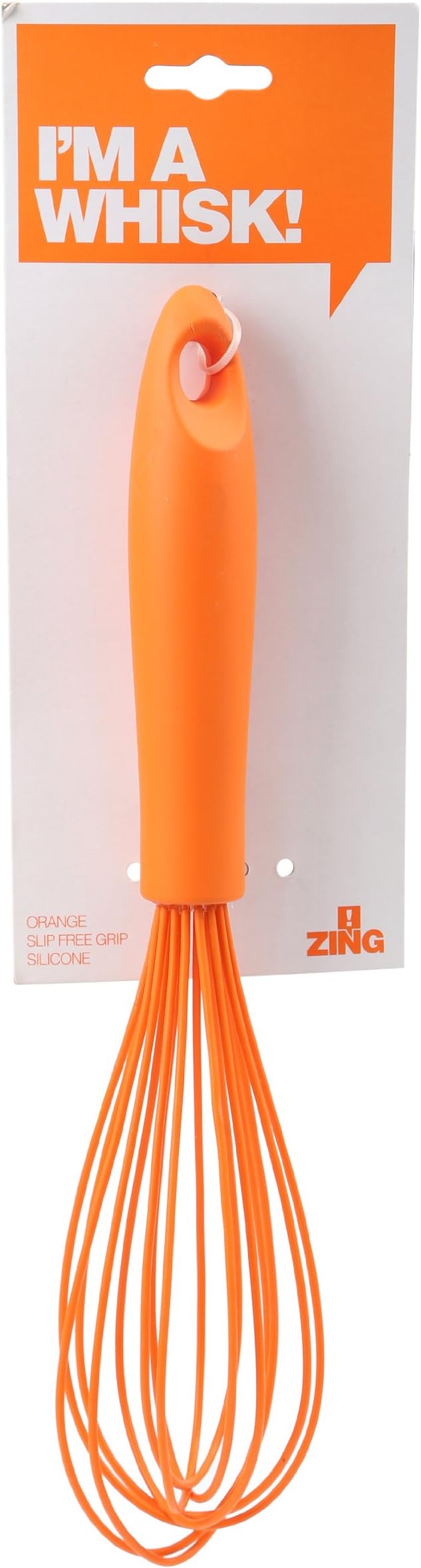Housewares Hand Whisk Wisk For Mixing Orange Whisk For Baking Silicone Whisk Hand Whisker Hand Whisk Manual Plastic Whisk 31x6x6