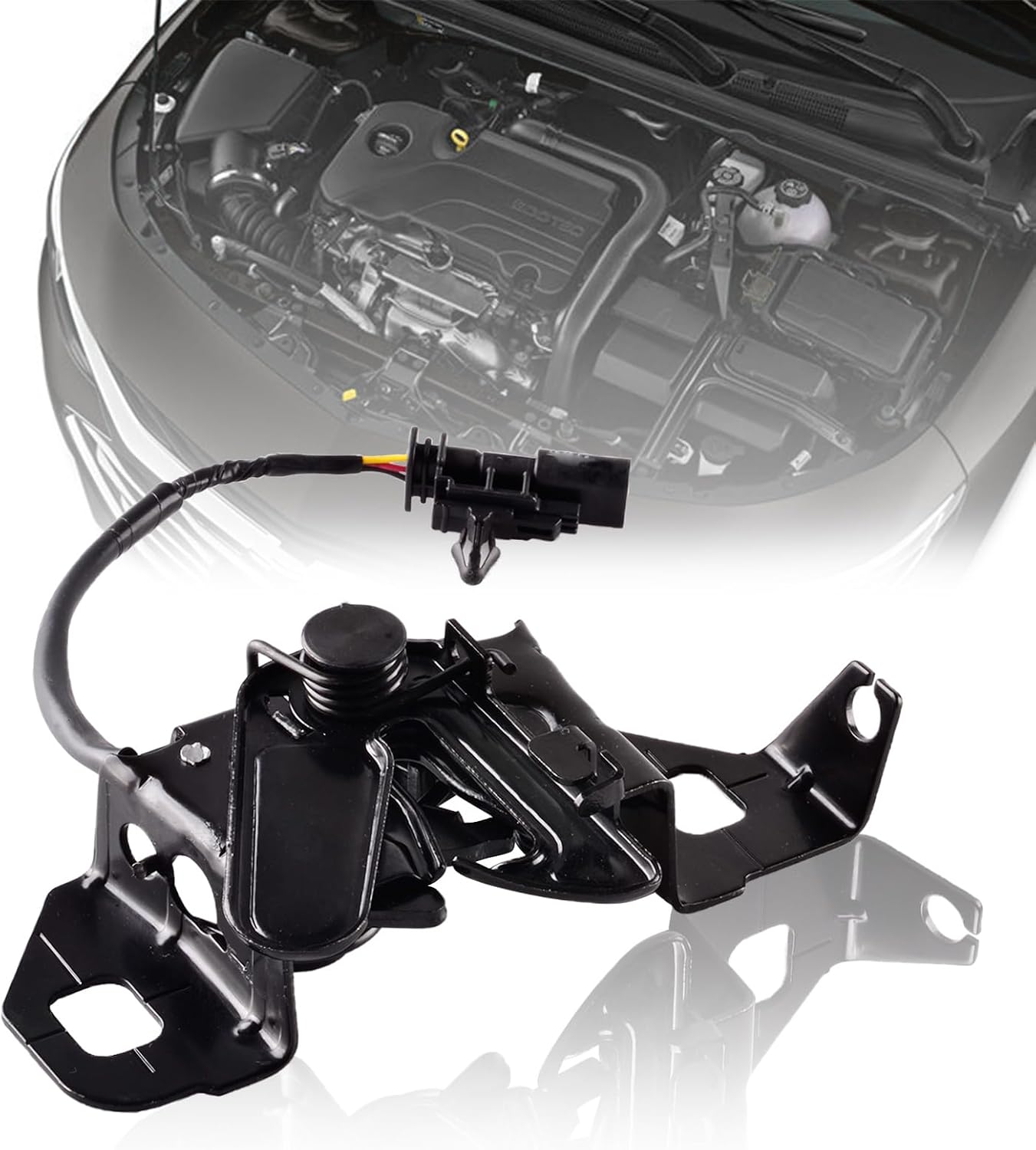 Hood Latch Assembly Compatible for Chevrolet Malibu 2019-2023 Replace Front Engine Hood Lock Assy