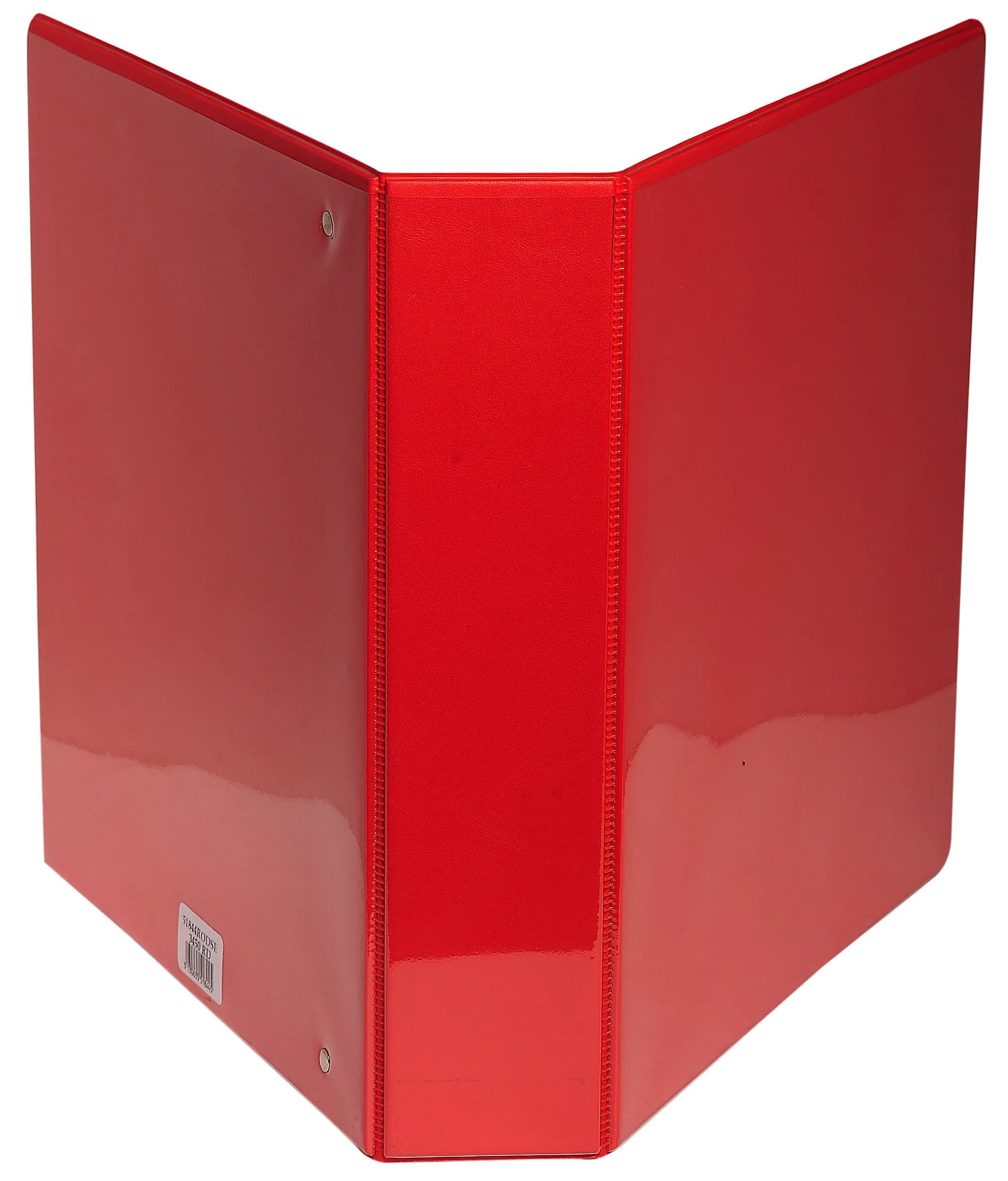 Exacompta 10 raccoglitori personalizzabili 3 tasche A4 4 anelli rosso