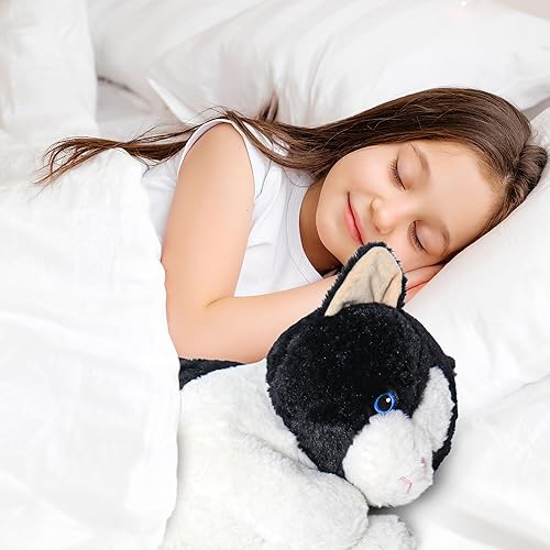 Miniatura 4 de Animales de peluche con peso de 5 libras, felpa de gato grande de 24 pulgadas, lindas almohadas de peluche suaves para adultos, niños y niñas