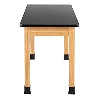 Vista 5 de Learniture Mesa de laboratorio científico con parte superior laminada de alta presión (24 pulgadas de ancho x 48 pulgadas de largo)