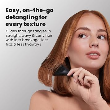 Tangle Teezer Ultimate Detangler Mini Black Sac Fircasi, TT/WET/MINI/LIQBLACK