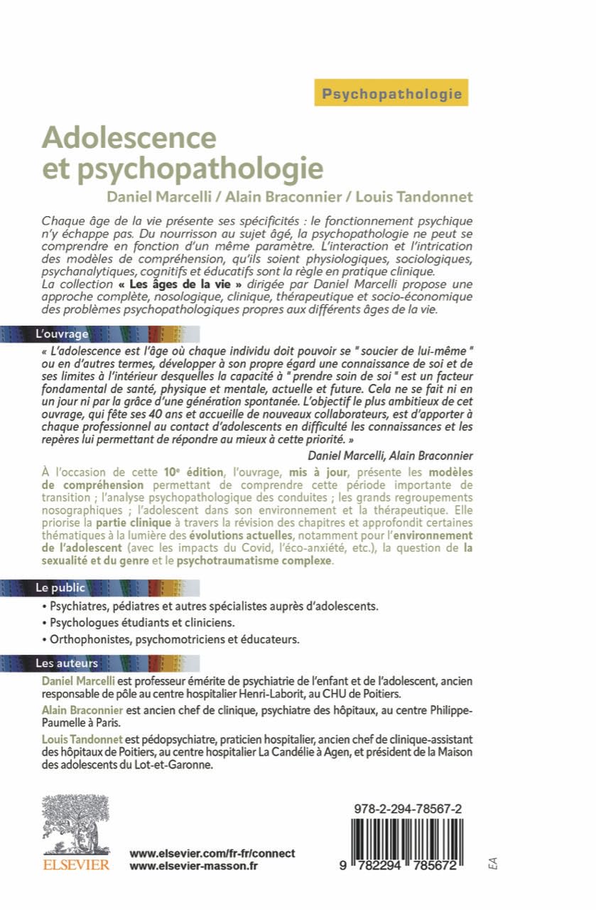 Adolescence et psychopathologie