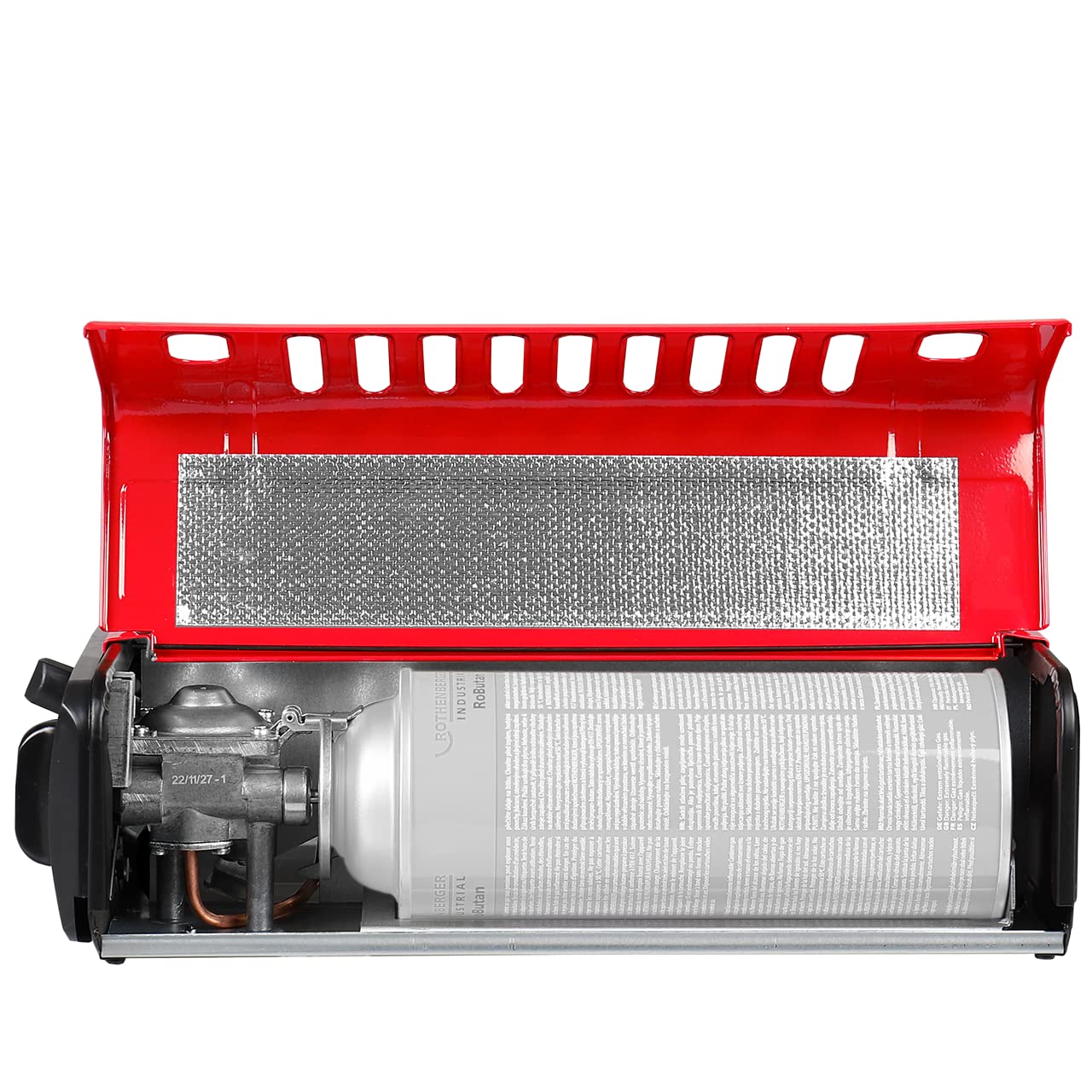 WALTER Campingkocher Gourmet mit Piezo, 2,2 kW Leistung | Zuverlässiger Gaskocher für Outdoor-Abenteuer, Einfach zu bedienen, Kompaktes Design, Zum Kochen beim Camping und unterwegs