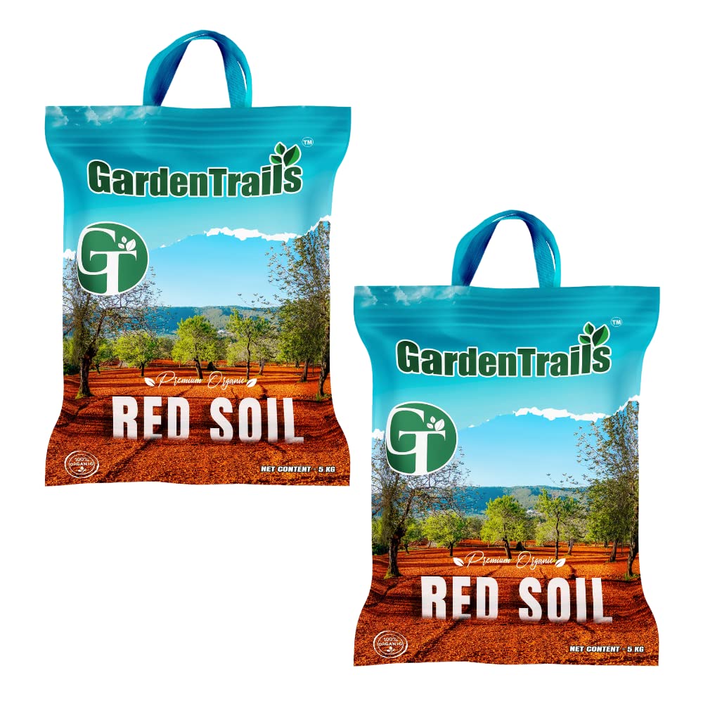 See full amazon price history chart for GardenTrails Premium Organic Red Soil - 5 Kg | Well-Drained, and aerated Potting Soil for All Fruits, Flowers, Trees shrubs, and Vegetables (Pack of, 1) GardenTrails Premium Organic Red Soil - 5 Kg | Well-Drained, and aerated Potting Soil for All Fruits, Flowers, Trees shrubs, and Vegetables (Pack of, 1) (B0BQKKF1NJ) Amazon Price History, Amazon Price Tracker