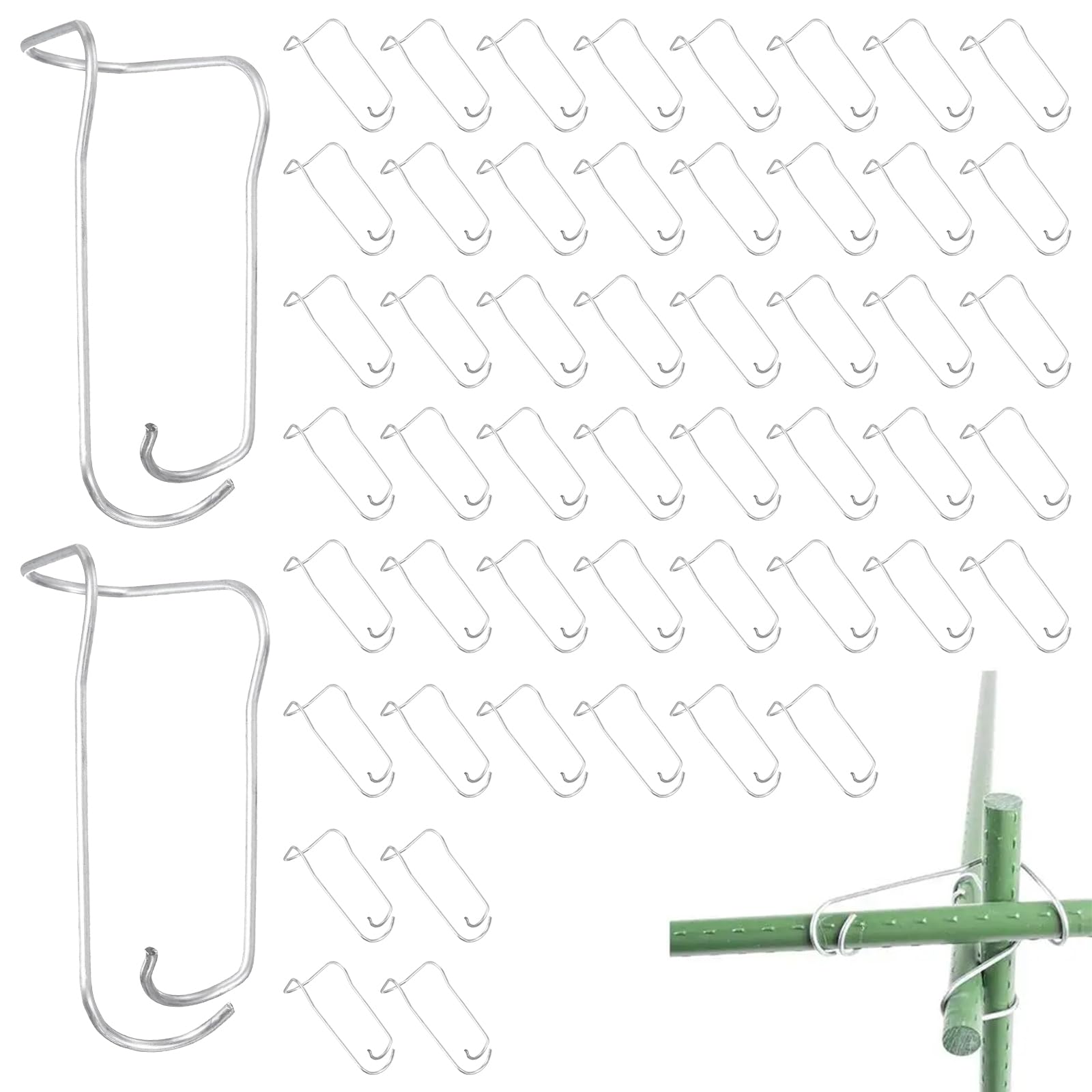 支柱ジョイント 50個 園芸 農作業 クロスバンド 固定 Amazon | RICISUNG 菜園クロスバンド 50本入 園芸 支柱 固定