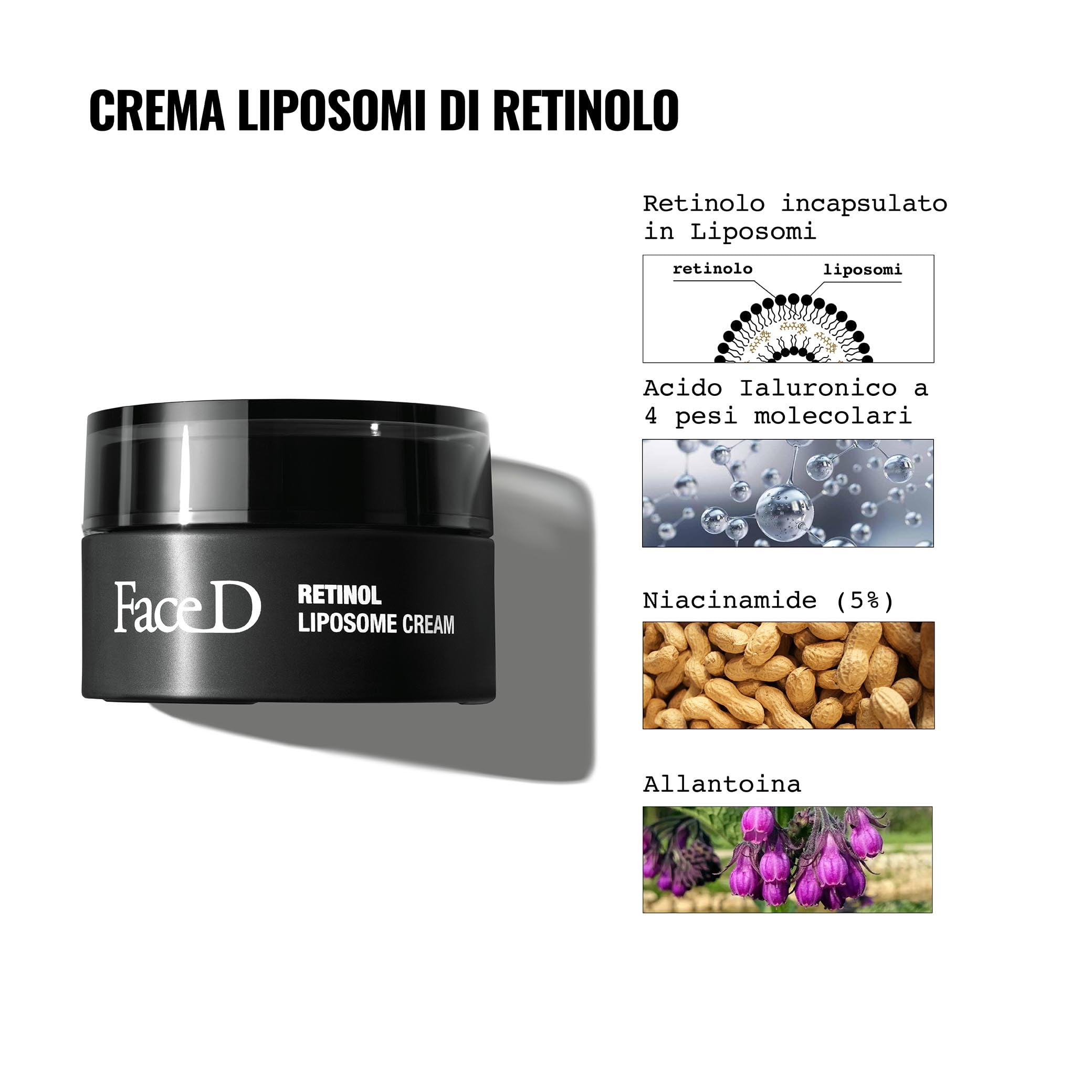 Face D - RETINOL LIPOSOMS CREAM 50ml, 50 ml (Pack of 1) - Image 2