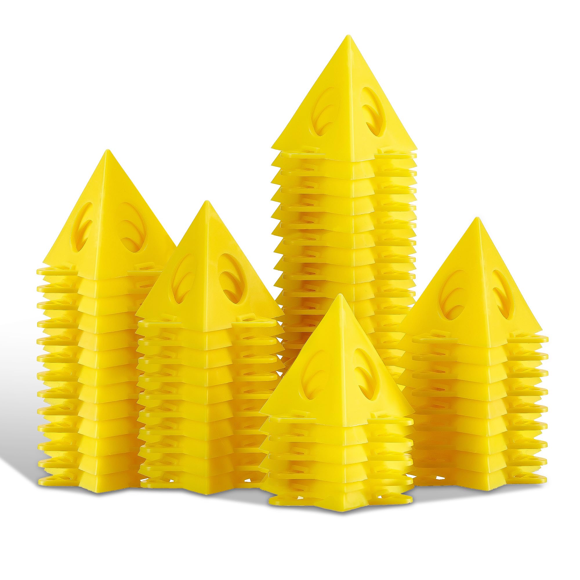 Pyramides de peinture KATA anti-adhérentes : rehausseurs de porte et supports pour toile
