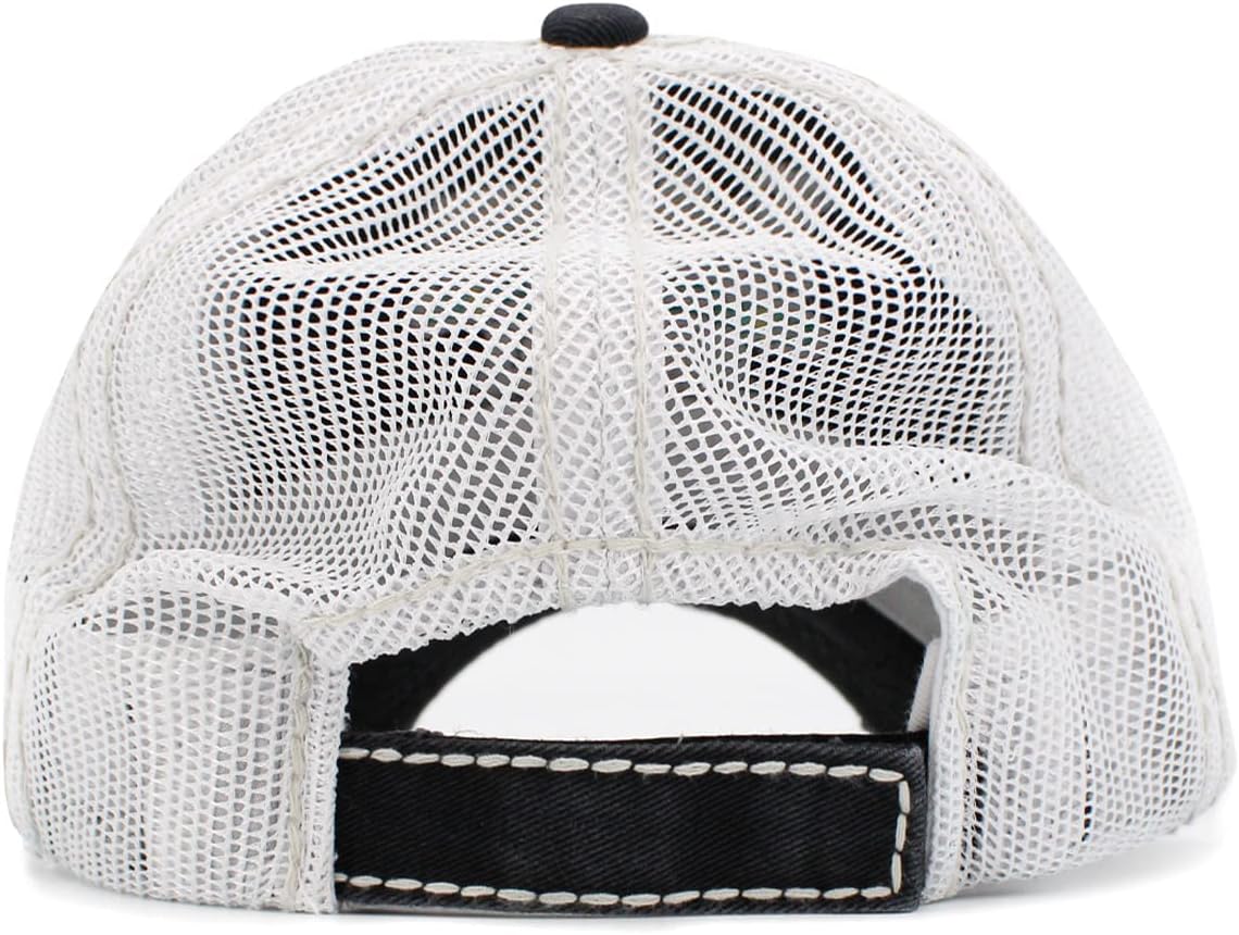 Vacation Beach Camping Womens Baseball Cap Distressed Vintage Unconstructed Embroidered Patch Hat