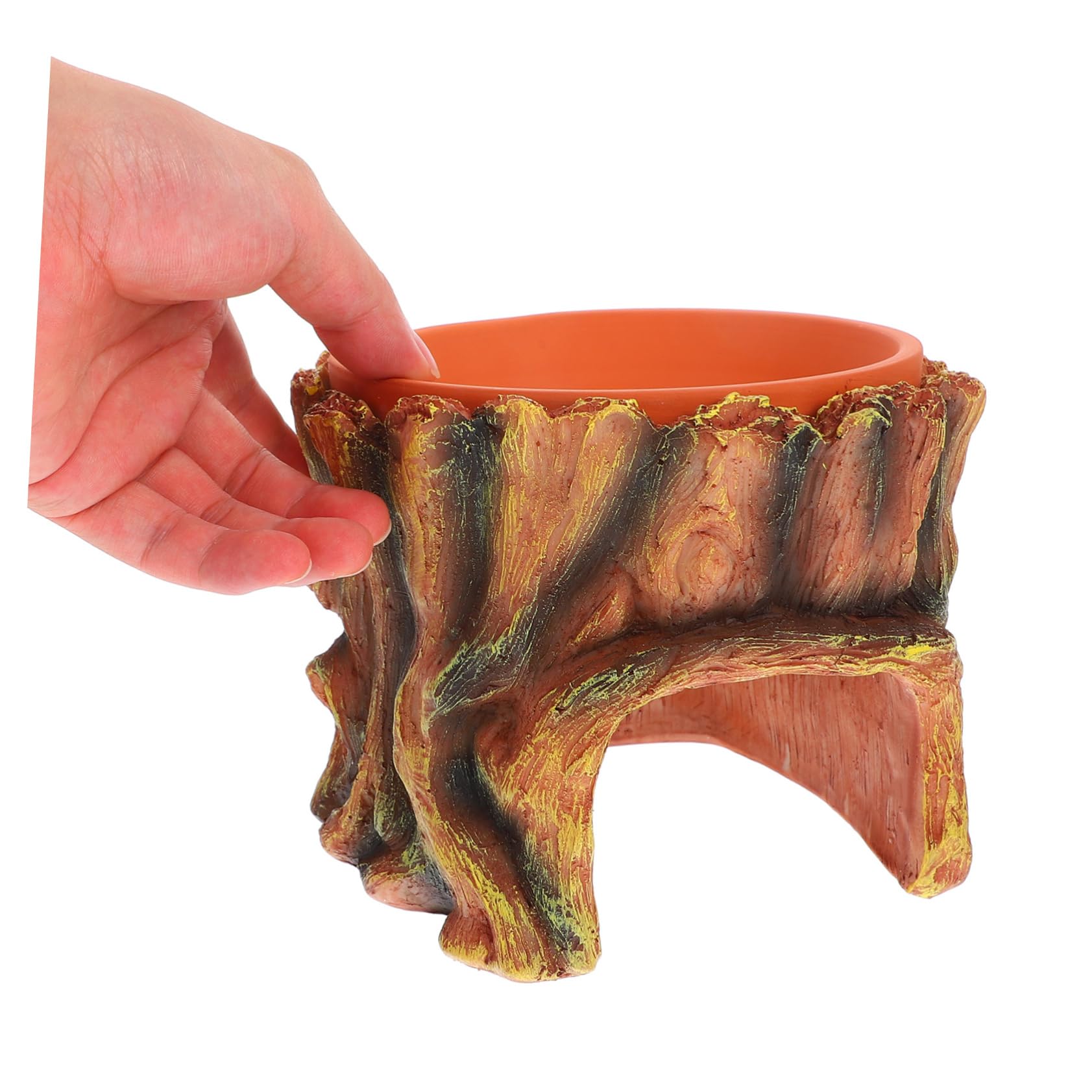 Toyvian Nascondiglio per Rettili con Design Versatile e Spazioso Decorazione per Terrario Gechi e Tartarughe Facile Installazione Strumenti