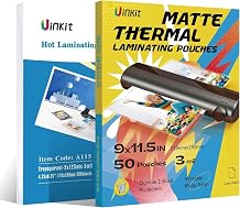 GBC Laminating Sheets Letter Size 10mil - 50 Pack Thermal Laminating Pouches