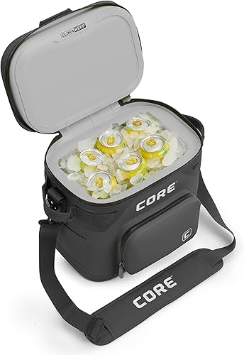 CORE - Bolsa de enfriador suave a prueba de fugas magnética con cremallera impermeable | Bolsa aislada enfriador portátil | Mejor enfriador suave