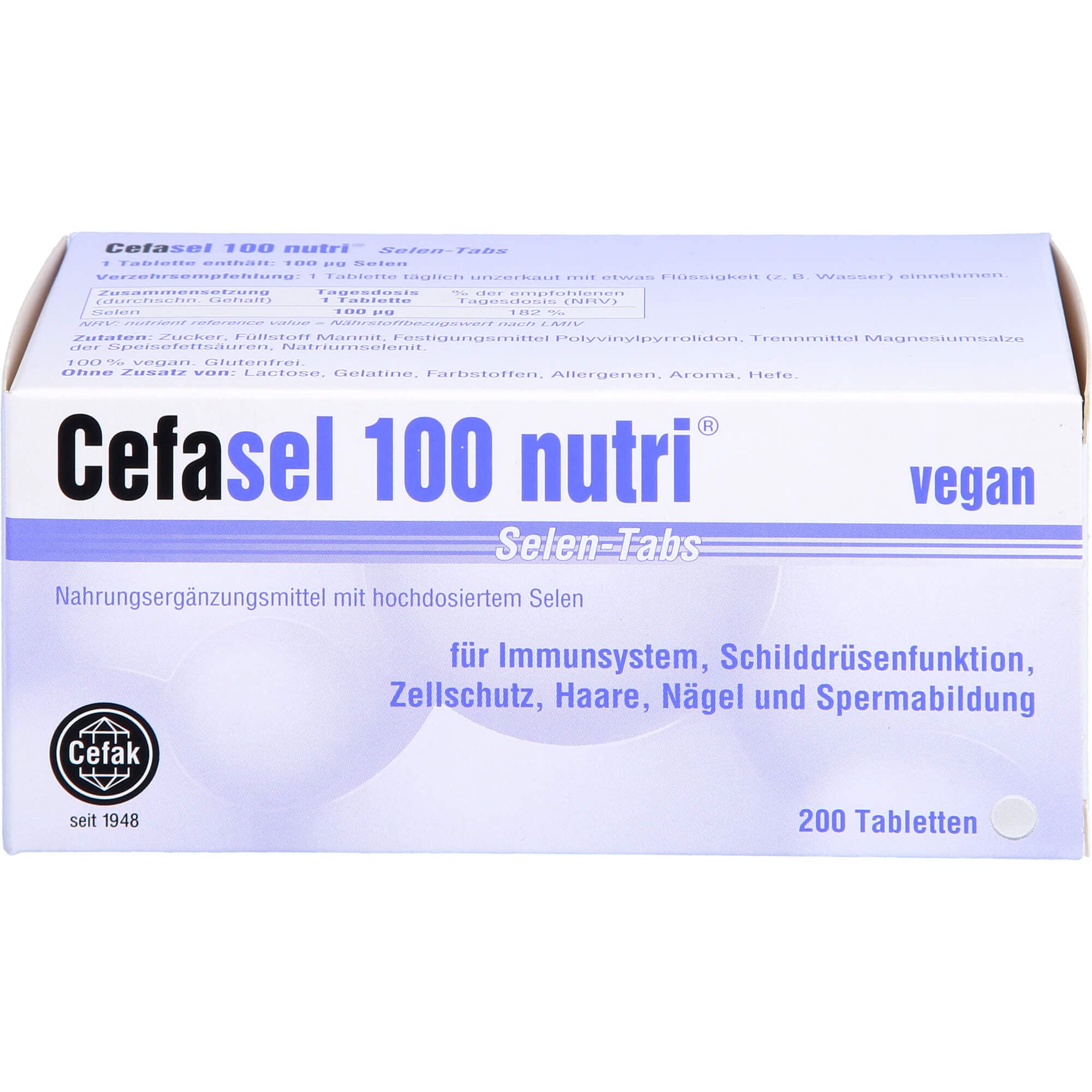 Cefasel 100 Nutri Selen-Tabs