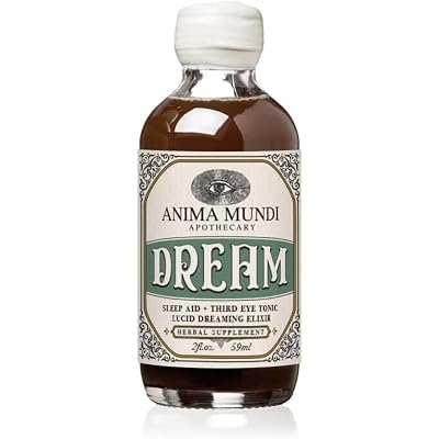 Anima Mundi Apothecary Lucid Dream Elixir - Third Eye Tonic - Relaxing Adaptogenic Drink - Support Lucid Dreaming and Visionary Sleep with This Calming Tonic (2 oz)