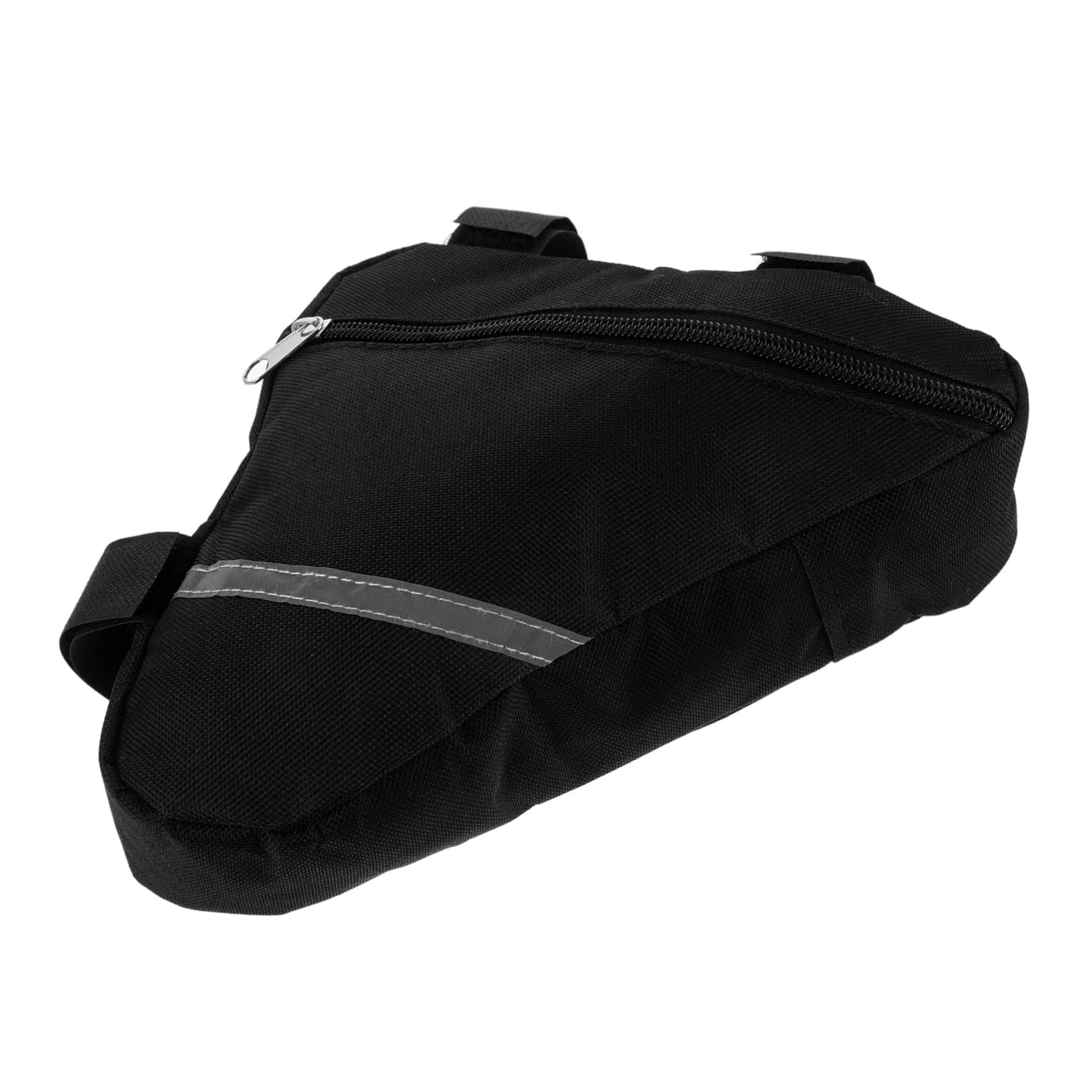 Abaodam Bike Front Frame Pouch Durable Zippered Triangle Storage Bag for Cycling Bicycle Types Lightweight Design for Easy Installation and Organization