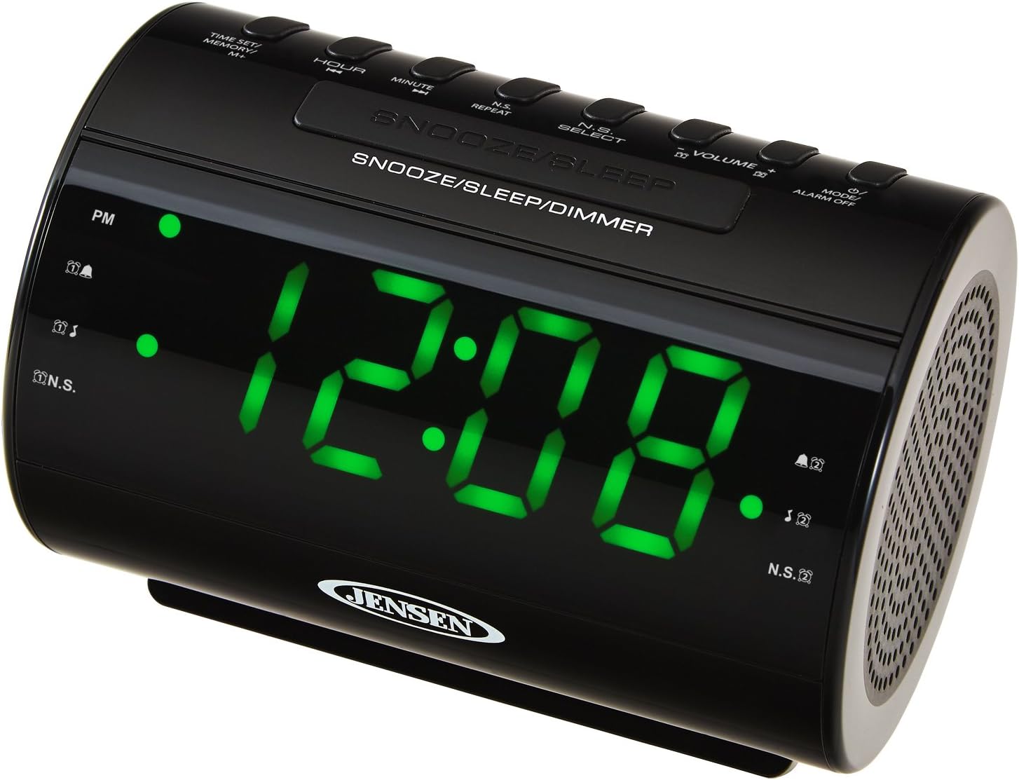 Jensen JCR-210 AM/FM Dual-Alarm Clock Radio