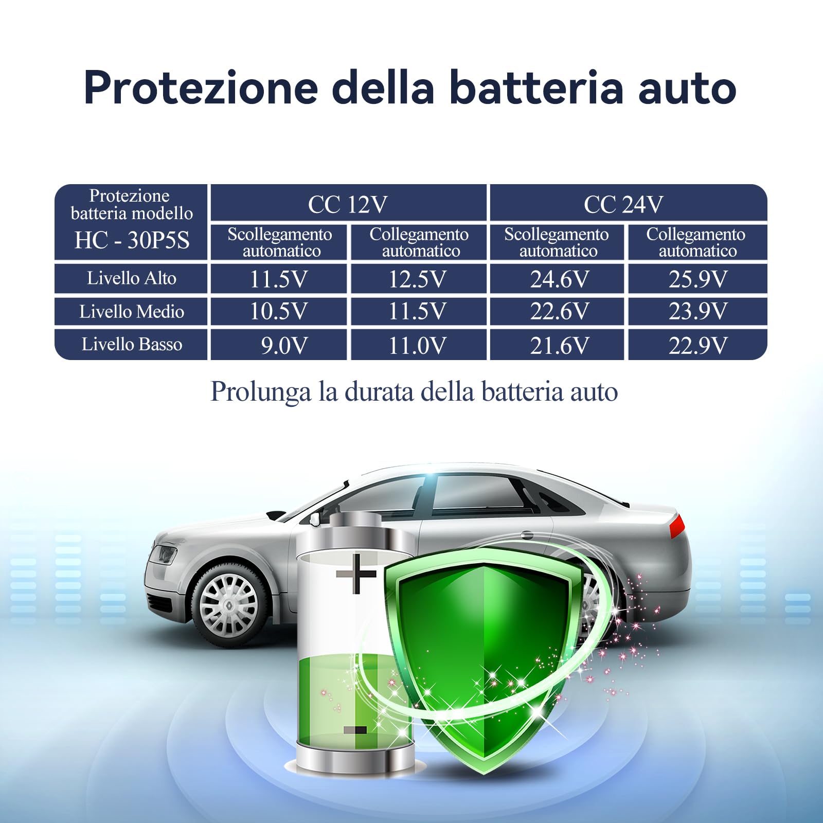 Bingi 30L Frigorifero Portatile Elettrico,Congelatore Portatile per Auto,Mini Frigorifero da Campeggio Frigo Elettrico 12V/24V/220V compressore per RV Camion,Barca,Camper