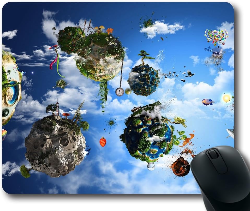 A Fantasy World Mouse Pad Natural Eco Rubber / Durable