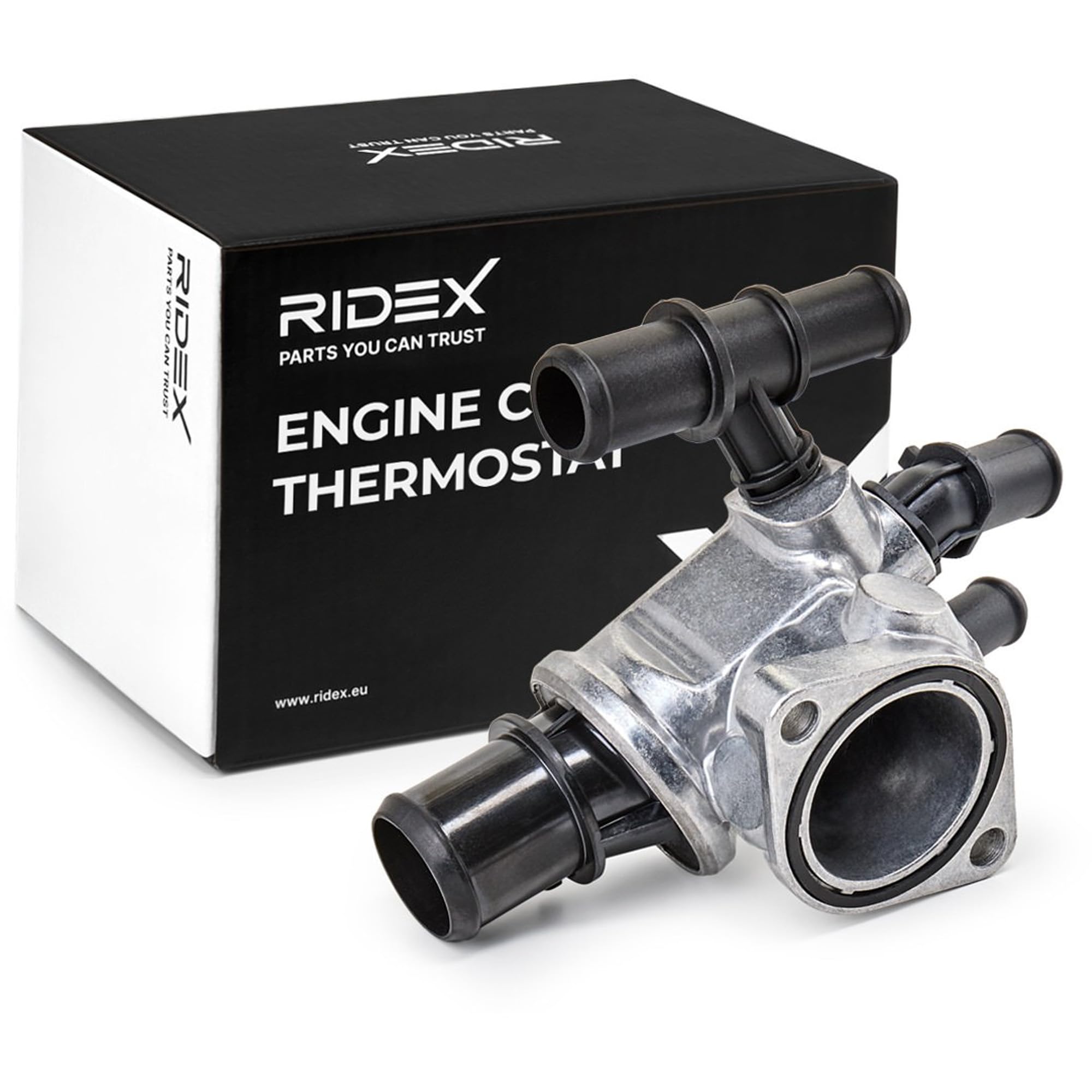 RIDEX Thermostat d'eau Boîtier métallique avec joints avec capteur Compatible avec ALFA ROMEO 147 937, FIAT Bravo II 5 portes 198 Doblo I Cargo 223 Doblo I Break 119, 223