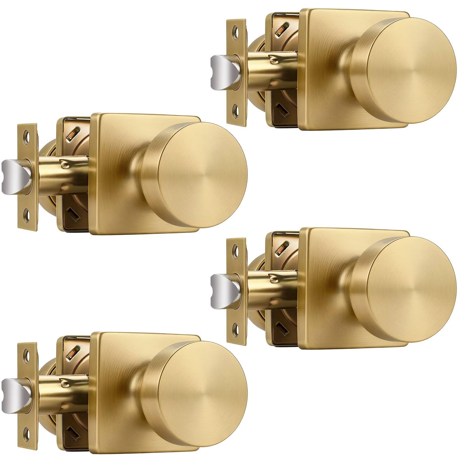 Matte Black Dummy Door Knobs - 2 Pack -8