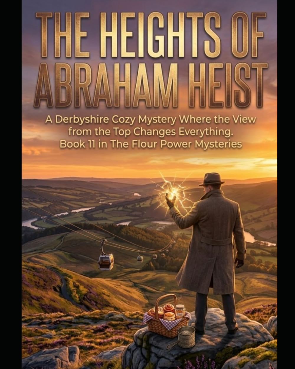 THE HEIGHTS OF ABRAHAM HEIST Book 11 in The Flour Power Mysteries Series: A Derbyshire Cozy Mystery. A Missing Treasure, A Mountain Secret, and Murder ... Power Series a Cozy Culinary in Derbyshire)
