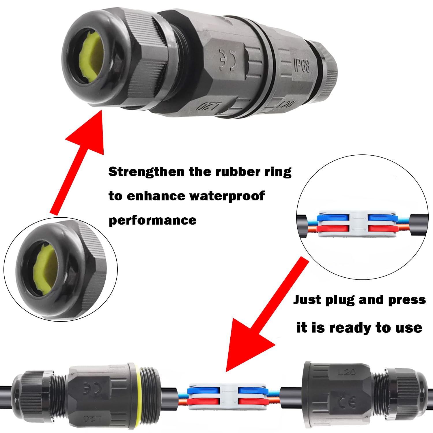IP68 Waterproof Wire Connectors - Image 3