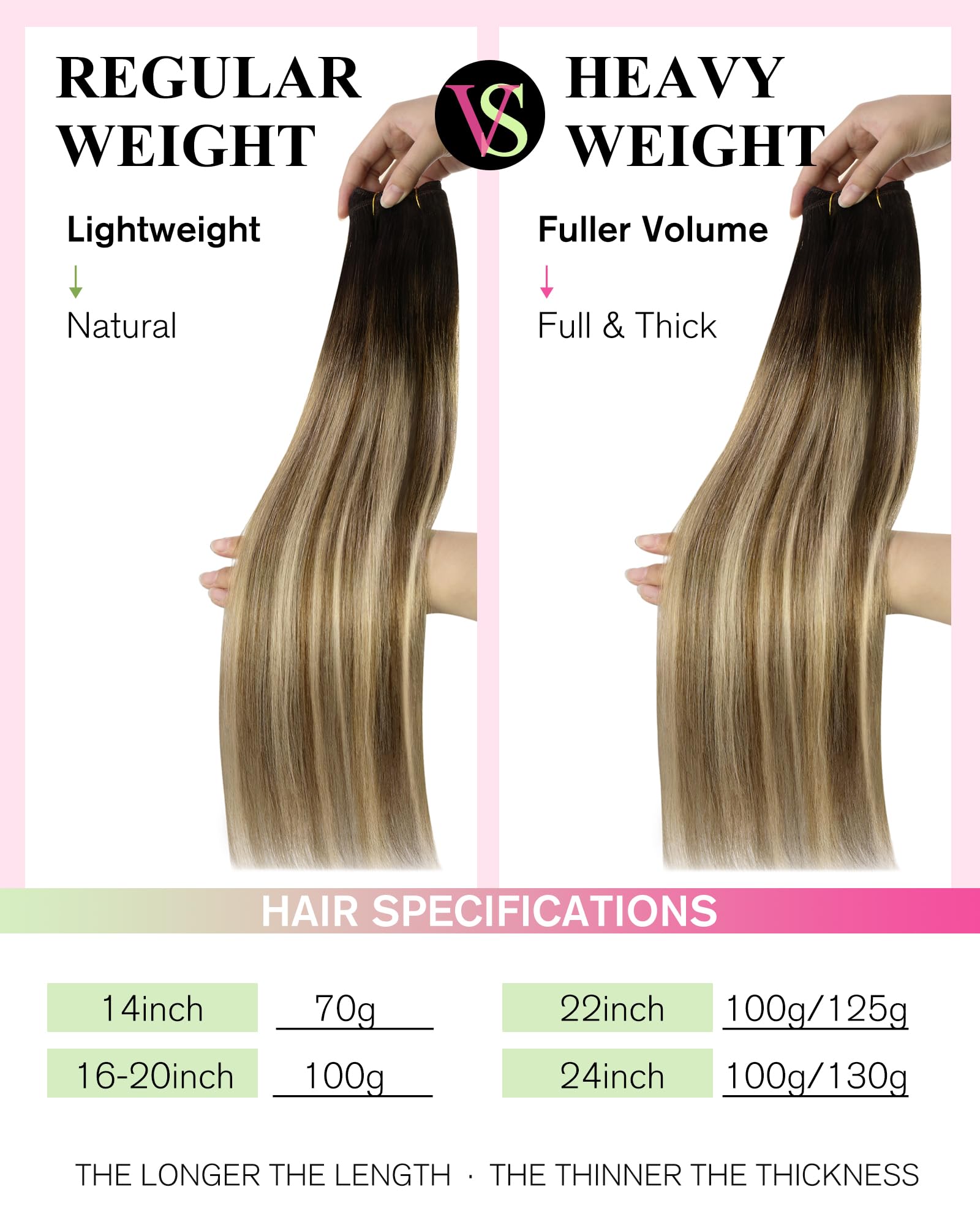 Amazon.com : YoungSee Hair Extensions Weft Ombre Sew in Hair 