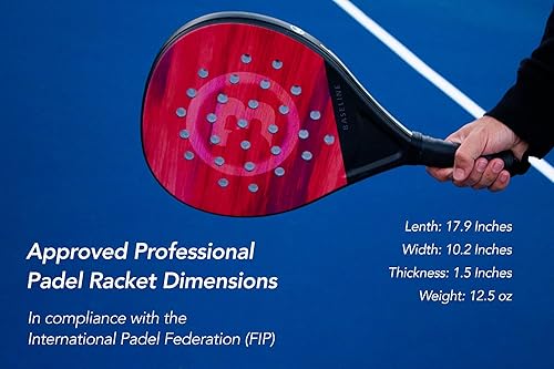 Miniatura 4 de Juego completo de 2 raquetas de pádel - Ligero con núcleo de espuma y agarre - Kit de raqueta de pádel definitivo para principiantes y jugadores