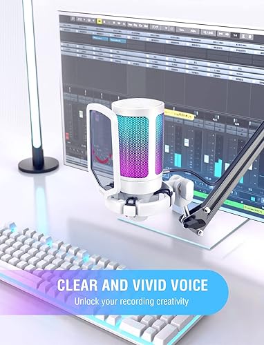 Miniatura 6 de FIFINE AmpliGame - Micrófono USB, grabación de juegos de PC, micrófono de computadora portátil, micrófono de condensador de podcasting de