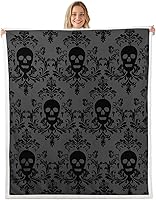 Vista 26 de Castle Fairy Rustic Musical Kids Plush Blanket,Guitar Bass Instruments Print Bed Blanket Art Home Decor,Retro Note Boho Ethnic Plaid Modern Fuzzy