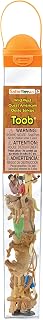 Safari Ltd. Wild West TOOB - 10 Figurines: Native Teepee, Bull, Wagon, Buffalo, Chief, Cowboy, Riding Cowboy, Saddled Horse - Educational Toy Figures For Boys, Girls & Kids Ages 3+