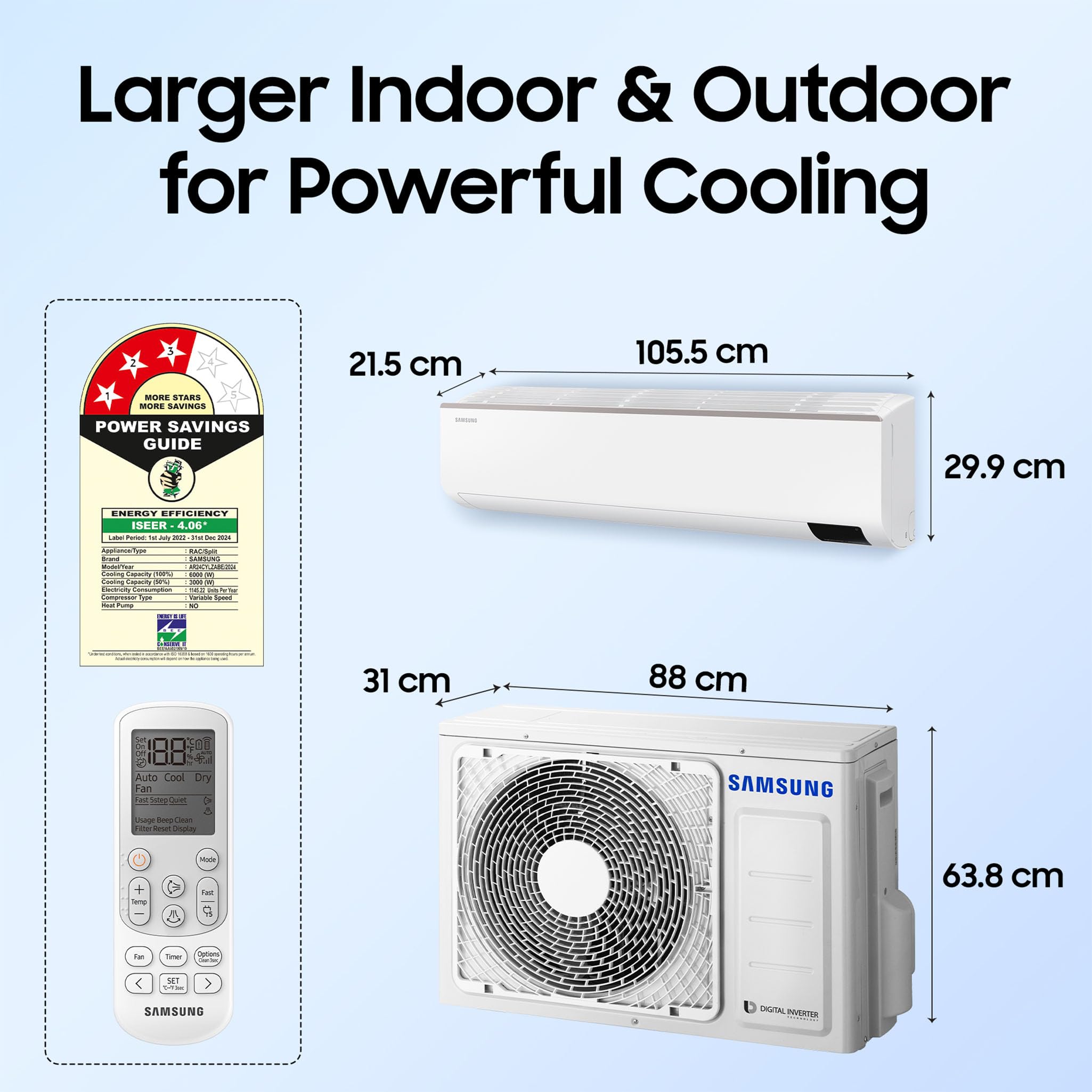 samsung split ac price