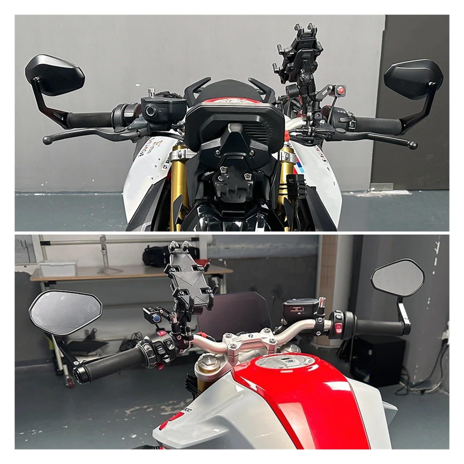 Retrovisor Motocicleta Para BMW F900R F-900R F 900R F900 R 2020 2021 2022 2023 2024 Espejos Retrovisores Laterales Ajustables Manillar De Motocicleta Moto Espejo