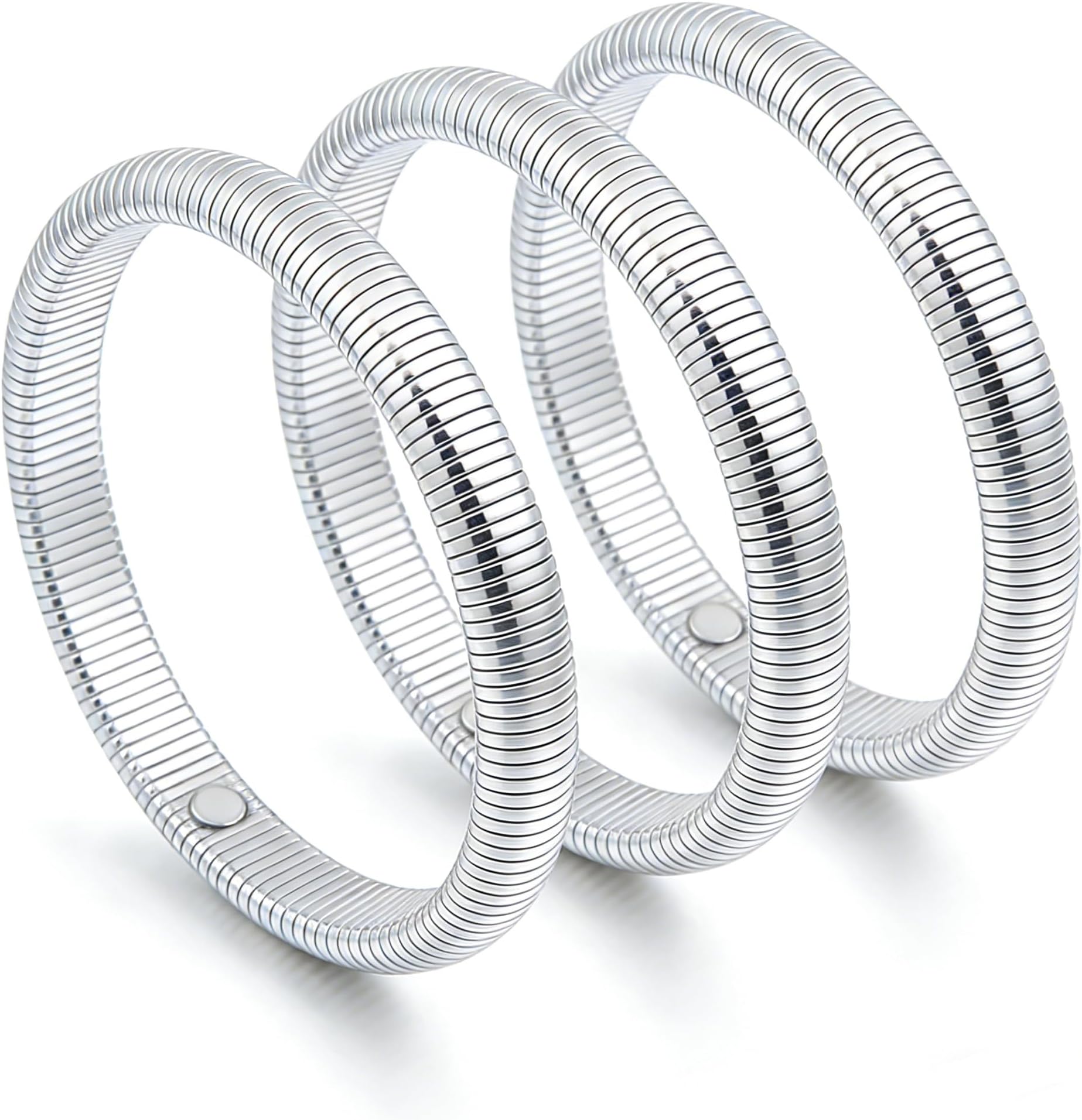 18K Gold Plated Bracelets for Women Gold Bangles for Women Chunky Bangle Bracelets for Women Bracelets Stack Tarnish Free Bangle Set of 3 for Women Accessories for Her Gifts