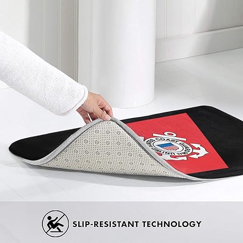 Miniatura 5 de COIE Felpudo de bienvenida divertido de la Guardia Costera de los Estados Unidos, tapete de bienvenida para la parte delantera y trasera, 16 x 24