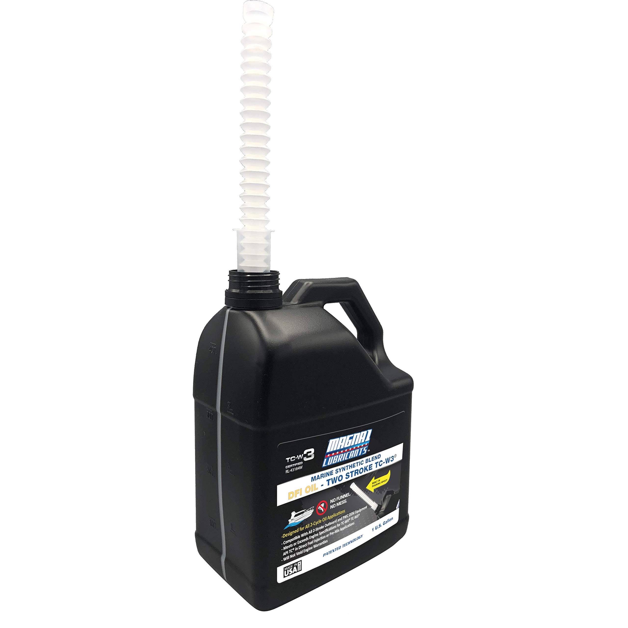 MAGNA1 Synthetic Blend Marine 2 Stroke TC-W3 DFI - Gallon (1)