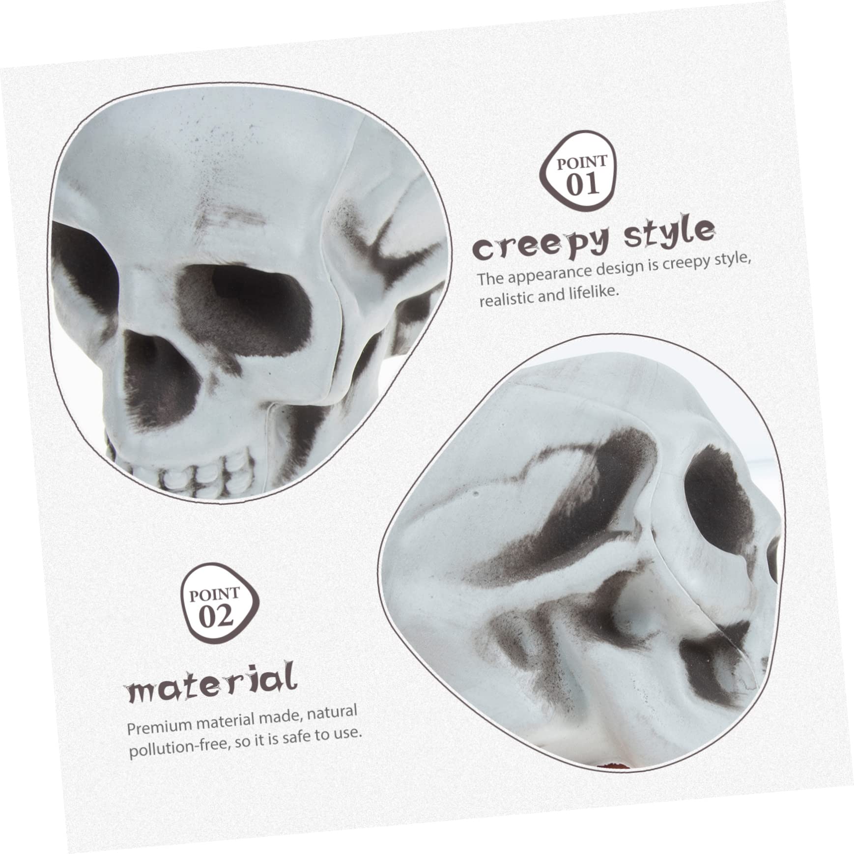 Alipis 32 Piezas De Esqueleto De Halloween Adornos De Calavera Mini Estatuilla Divertida Adorno para El Hogar Calavera para El Hogar Manualidades De Halloween Decoración De Cráneo