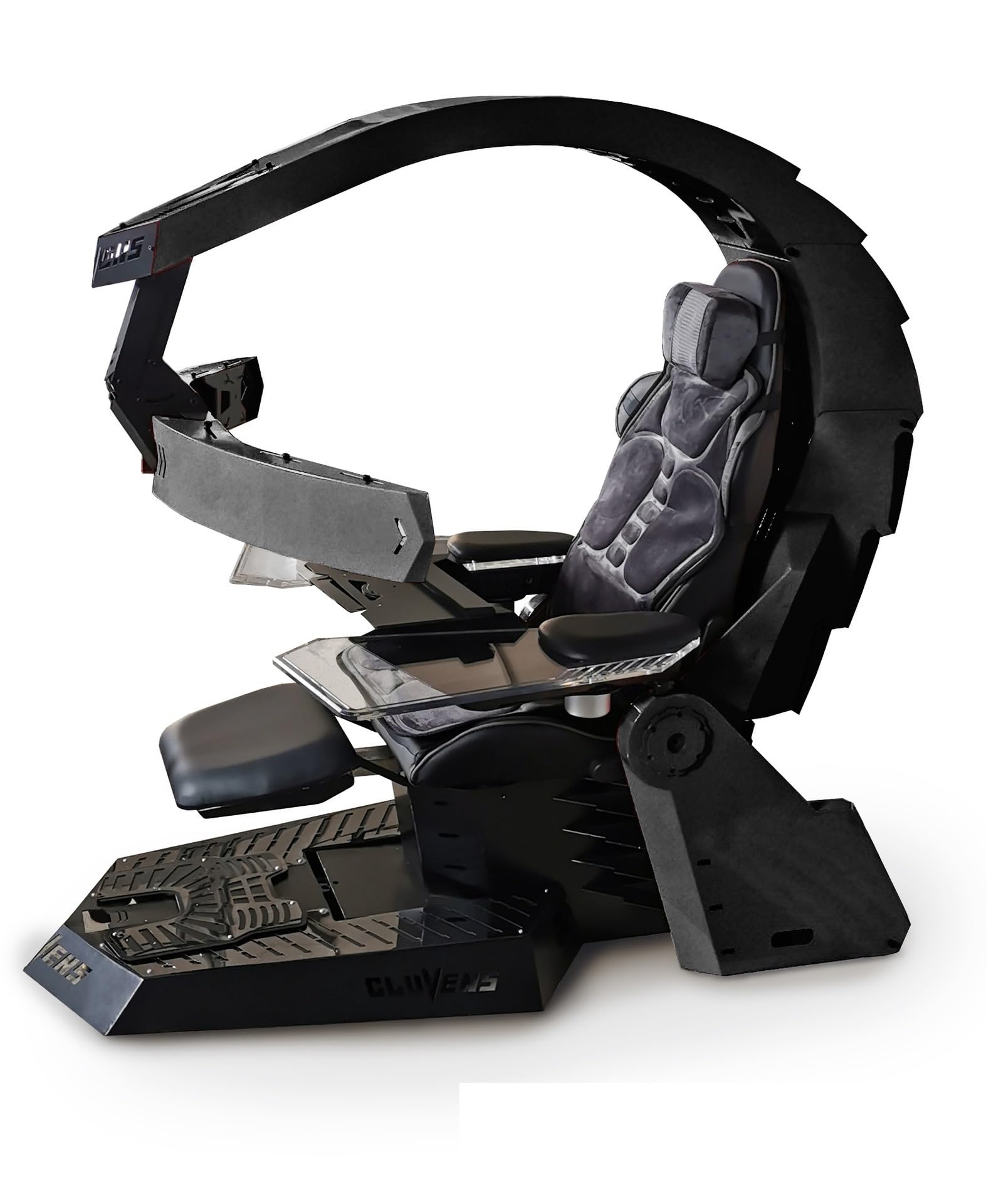 PXDRB Computer Cockpit Chair Kirin Integrated Zero Gravity Computer Cockpit Massage Esports Cockpit Esports Chair Supports 5 Screens