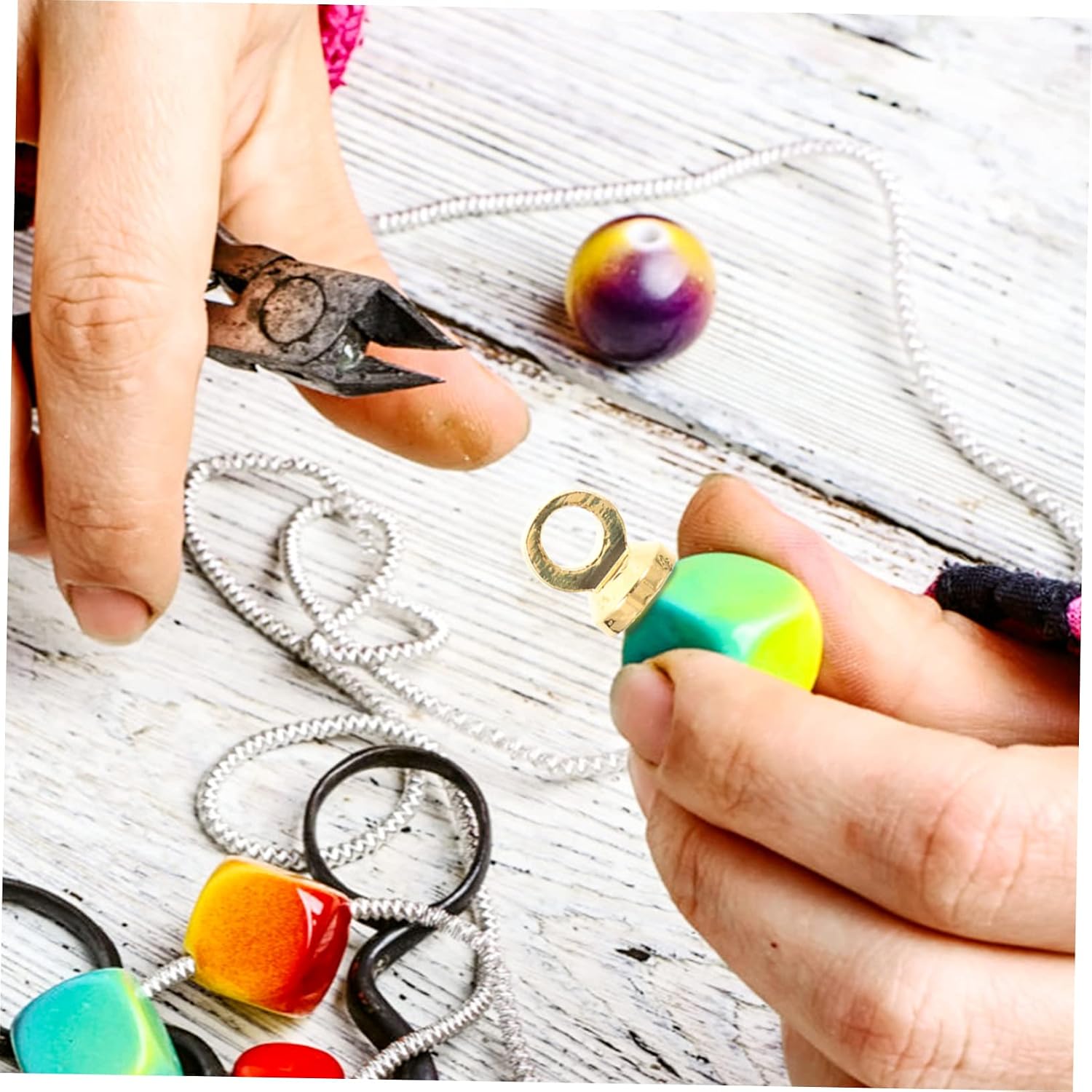 2Sets Screw Eye Pins for Jewelry Making DIY Accessories Durable Hooks for Hanging Charms and Crafts Easy to Use Eye Bolt Screws