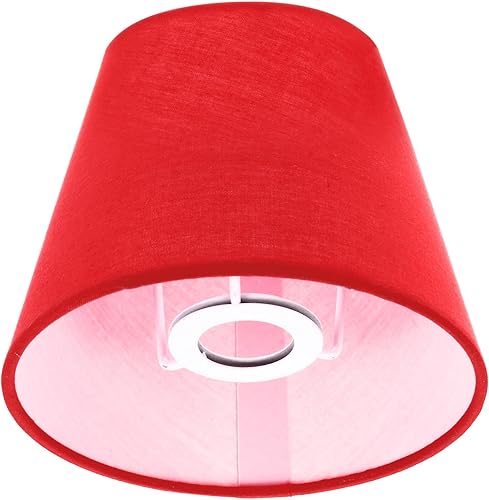 Pantalla de lámpara de araña de pared de tela para dormitorio, sala de estar