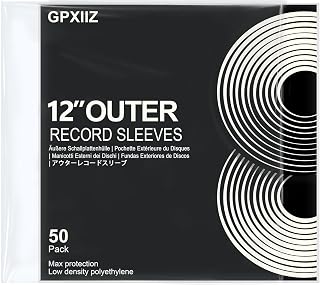 Verdickte Schallplatten Hüllen 12 Zoll Außenhüllen (50 Stück)